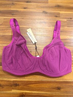 Cosabella Swiss Beets Color Way Underwire Unlined 36F Bra